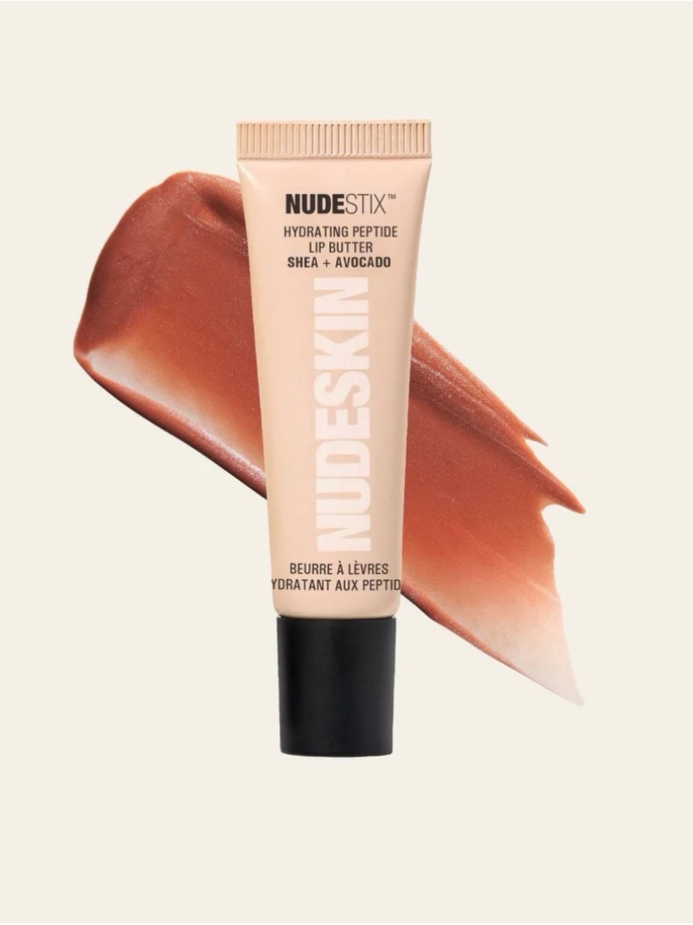 New! NUDESTIX Hydrating Peptide Lip Butter - color Dulce nude